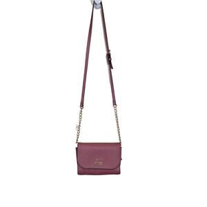 Steve Madden Women's Flap Front Shoulder Crossbody Bag Snap Closure Pink